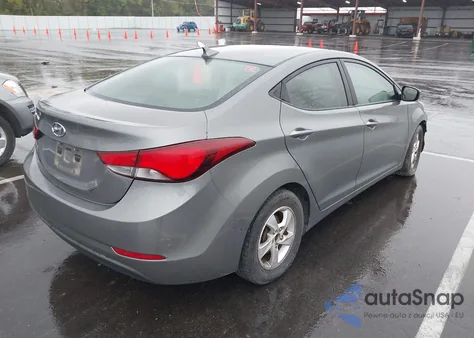 2014 Hyundai Elantra Se z USA, uszkodzony, nr VIN 5NPDH4AE9EH508229